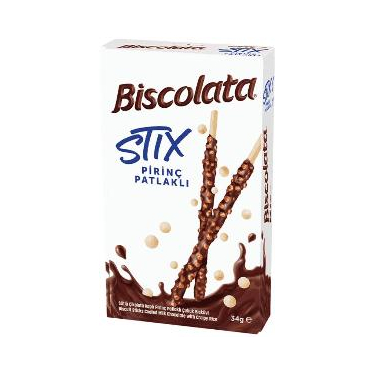 Şölen Biscolata Stix Pirinç Patlaklı 34 gr