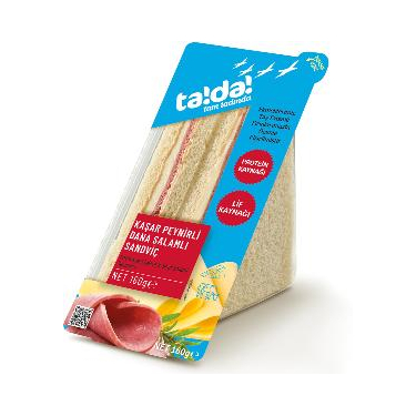 Tada Klasik Kaşar Salamlı Sandviç 160 gr