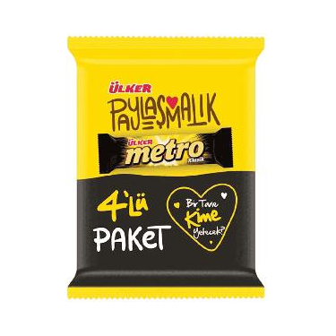 Ülker Metro 4'lü Paket 4x36 gr