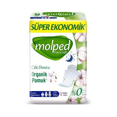 Molped Pure&Soft Süper Ekonomik Gece 16'lı