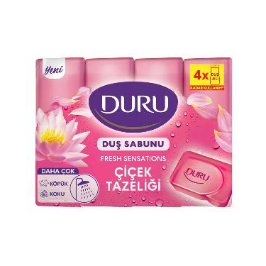 Duru Fresh Duş Sabunu Çiçek Tazeliği 4x150 gr