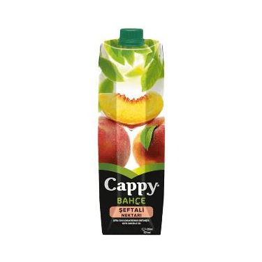 Cappy Bahçe Şeftalili Meyve Suyu Karton Kutu 1 lt