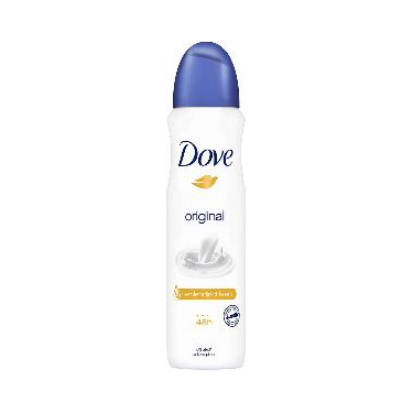 Dove Kadın Sprey Deodorant Original 1/4 Nemlendirici Krem Etkili 150 ml