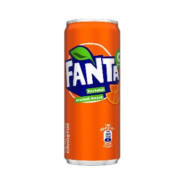 Fanta 250 ml Kutu Portakal Aromalı Gazoz