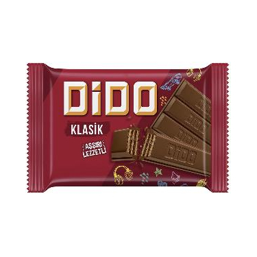 Dido Kare Çikolatalı Gofret 55,5 gr