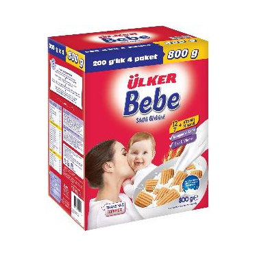 Ülker Bebe Bisküvisi 4x200 gr