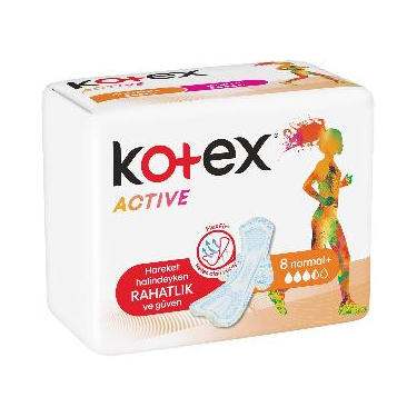 Kotex Ultra Active Tekli Normal 8'li