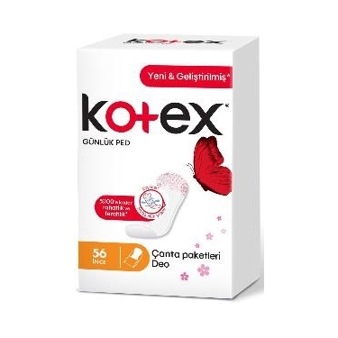 Kotex İnce Günlük Parfümlü 56'lı