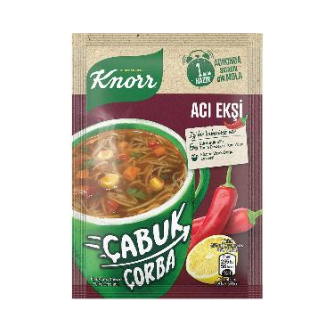 Knorr Çabuk Çorba Acı Ekşi 1 Porsiyon 19 gr