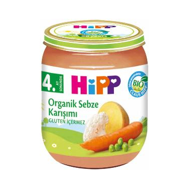 Hipp Organik Sebze Karışık 125 gr