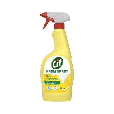 Cif Yüzey Temizleyici Sprey Krem Sprey Ultra Yağ Çözücü 750 ml