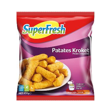 Superfresh Patates Kroket 450 gr