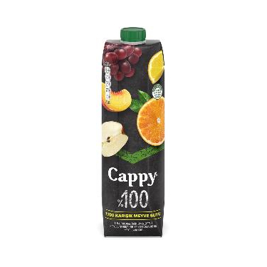 Cappy Bahçe %100 Karışık Meyve Suyu Karton Kutu 1 lt