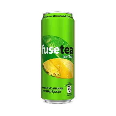 Fuse Tea Soğuk Çay Mango Ananas Aromalı İçecek Kutu 330 ml