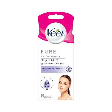 Veet Pure Sir Ağda Bandı Yüze Özel 20'li