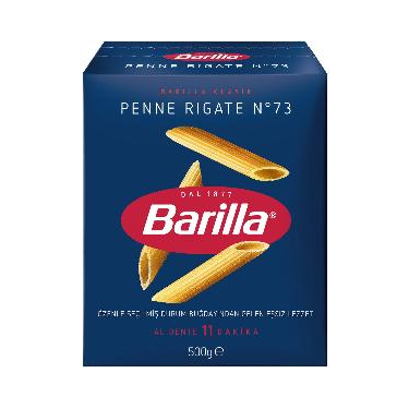 Barilla Penne Rigate (Kalem) Makarna 500 gr