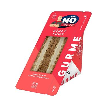 Mr. NO Gurme Hindi Füme Üçgen Sandviç 145 gr