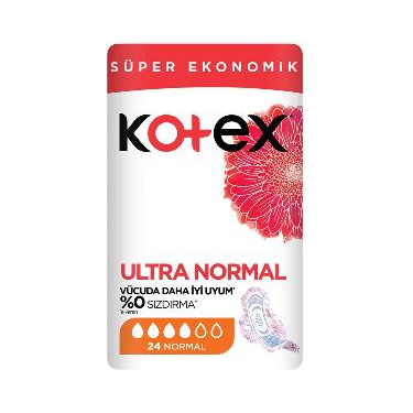 Kotex Ultra Süper Eko Paket Normal 24'Li