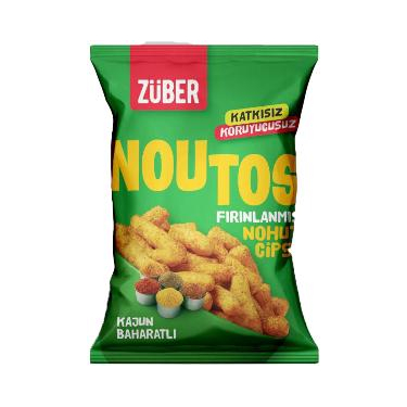 Züber Noutos Nohut Cipsi Kajun Baharatlı 55 gr