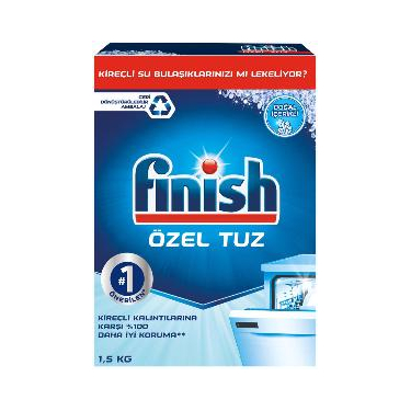 Finish Kireç Kalıntılarına Karşı Koruyucu Bulaşık Makinesi Tuzu 1500 gr