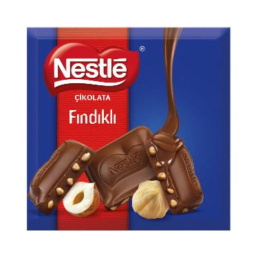 Nestle Classic Sütlü Fındıklı Kare Çikolata 60 gr