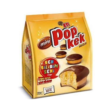 Eti Pop Kek Mini Muzlu 10 Adet 180 gr