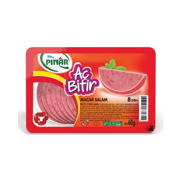 Pınar Aç Bitir Macar Salam 60 gr