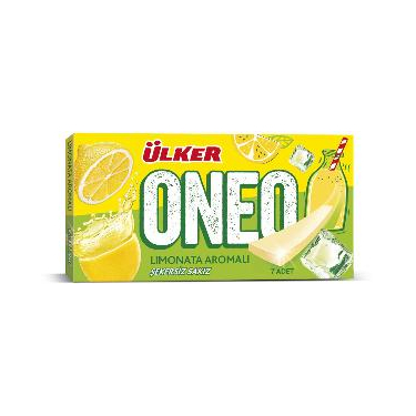 Oneo Limonata Aromalı Şekersiz Sakız 14 gr