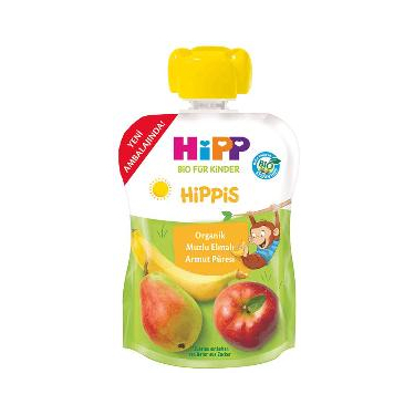 Hipp Organik Muz Elma Armut Püre 100 gr