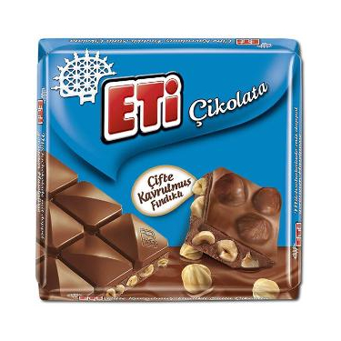 Eti Fındıklı Kare Çikolata 60 gr