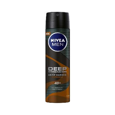 Nivea Men Deep Dimension Espresso Deodorant Sprey 150 ml