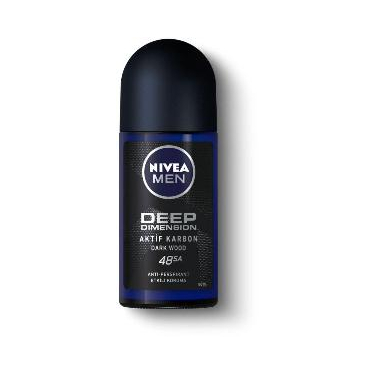 Nivea Men Deep Dimension Roll-On Deodorant Erkek 50 ml