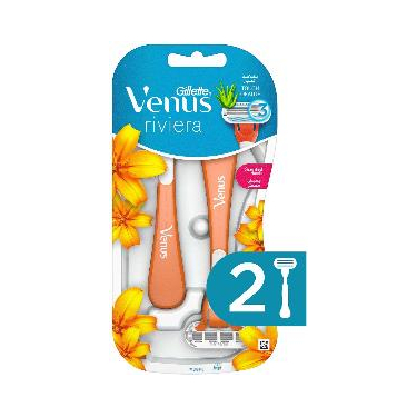 Gillette Venus Riviera Kullan At Kadın Tıraş Bıçağı 2'li