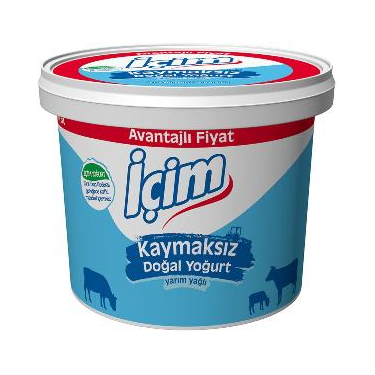 İçim Yarım Yağlı Yoğurt 2000 gr