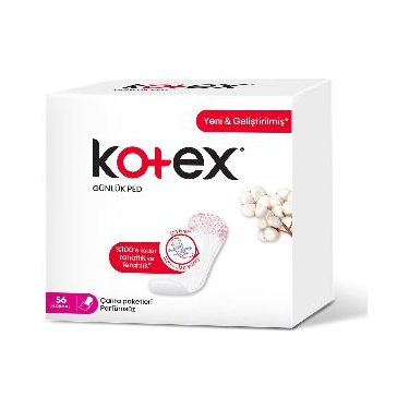 Kotex Günlük Ped Normal 56'lı