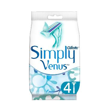 Gillette Venus Gillette Simply Venus 2 Kullan At Kadın Tıraş Bıçağı 4'lü