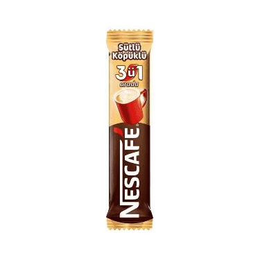 Nescafe 3'ü 1 Arada Sütlü Kopüklü 17,4 gr