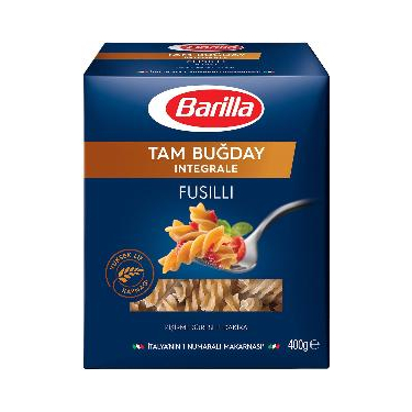 Barilla Tam Buğday Burgu Makarna (Integrale Fusilli) 400 gr