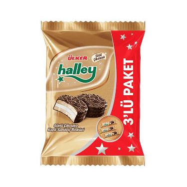 Ülker Halley Mini Granüllü 3'lü Paket 3x66 gr