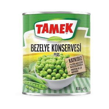 Tamek Bezelye 830 gr