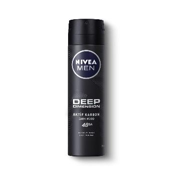 Nivea Men Deep Dimension Sprey Deodorant Erkek 150 ml