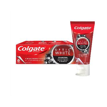 Colgate Optic White Aktif Kömür Yumuşak Mineral Temizliği Beyazlatıcı Diş Macunu 50 ml