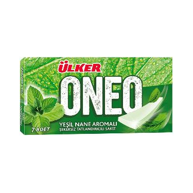 Ülker Oneo Slims Yeşil Nane Aromalı Sakız 14 gr