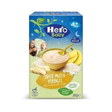 Hero Baby Sütlü Pirinçli Muzlu 200 gr