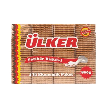 Ülker Pötibör Bisküvi 4x200 gr