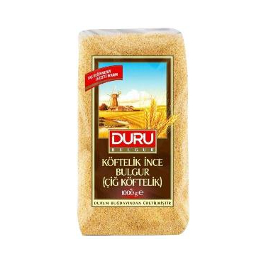 Duru Çiğ Köftelik İnce Bulgur 1 kg