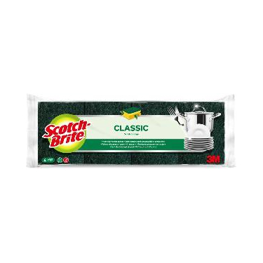 Scotch Brite Yeşil Klasik Tırnak Koruyucu Sünger 4'lü