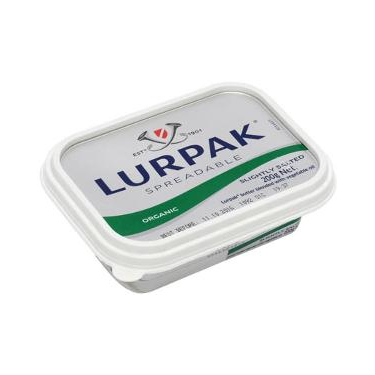 Lurpak Organik Sürülebilir Tuzlu Yağ 200 gr