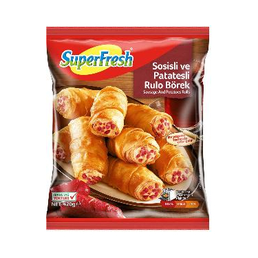 Süpefresh Rulo Börek Sosisli 420 gr