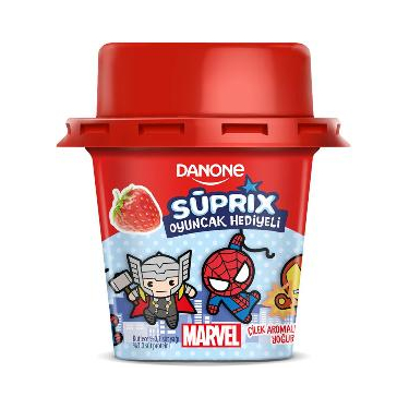 Danone Marvel Çilek Aromalı Yoğurt 90 gr